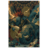 Indra इन्द्र | The King and Airavata | Aluminium Print