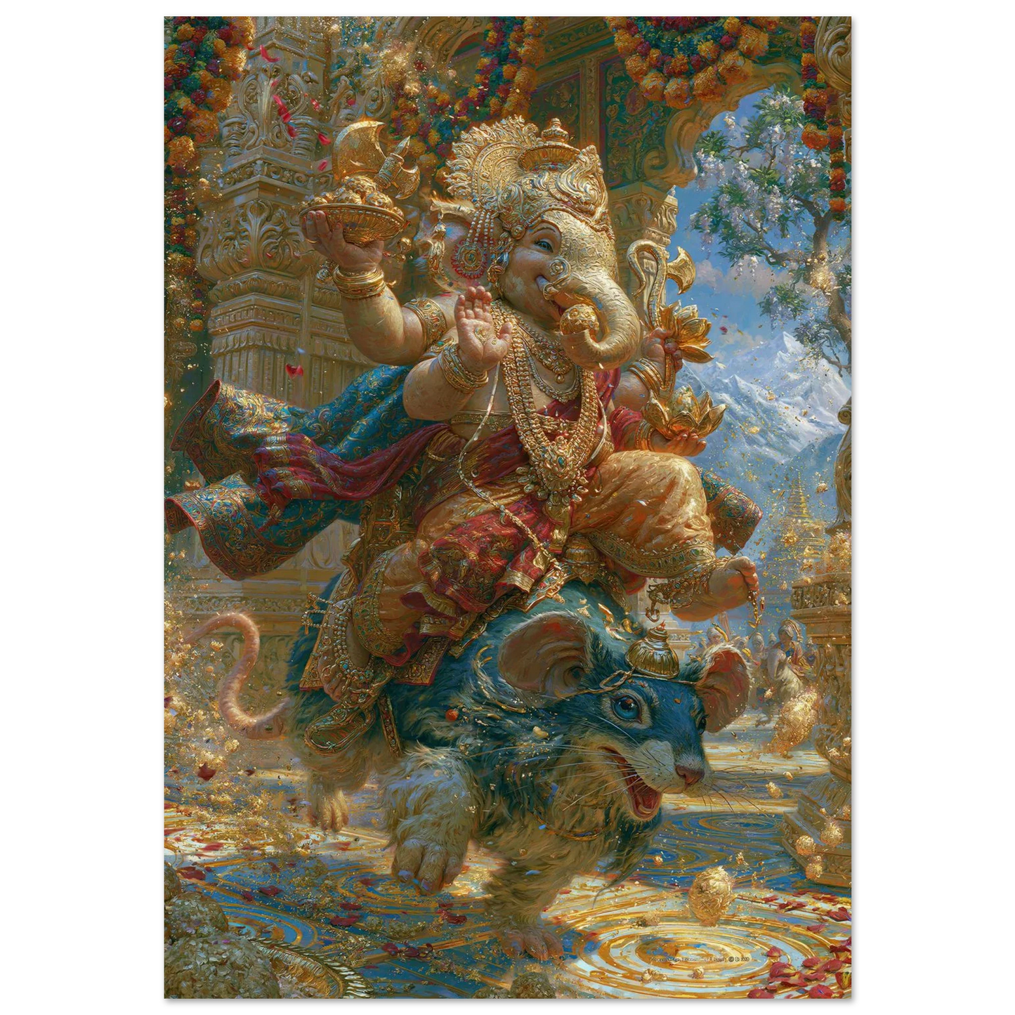 Ganesha — Riding the Mouse