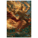 Agni अग्नि | Feeding the Sacred Fire | Aluminium Print