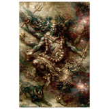 Nataraja नटराज | Bhairava — Lord of Time and the Faithful Dog | Aluminium Print