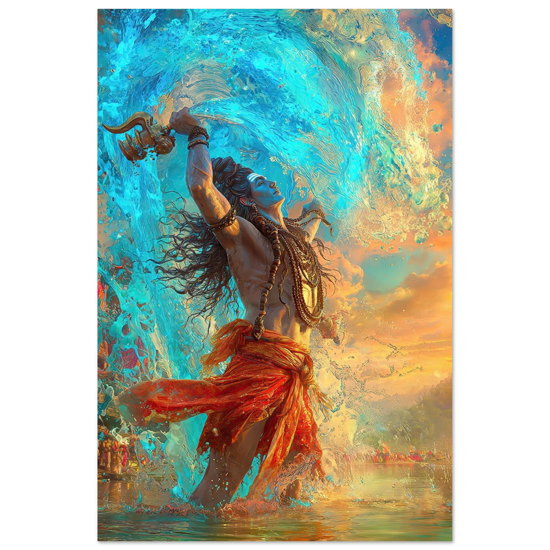 Shiva — Catching the Ganga