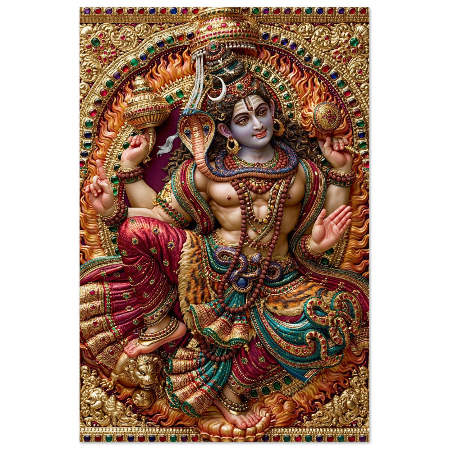 Nataraja — The Southern Throne at Rest Between Dances