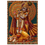 Krishna कृष्ण | The Cowherd's Tune | Museum Poster