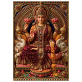 Lakshmi लक्ष्मी | Goddess of Sacred Wealth | Museum Poster
