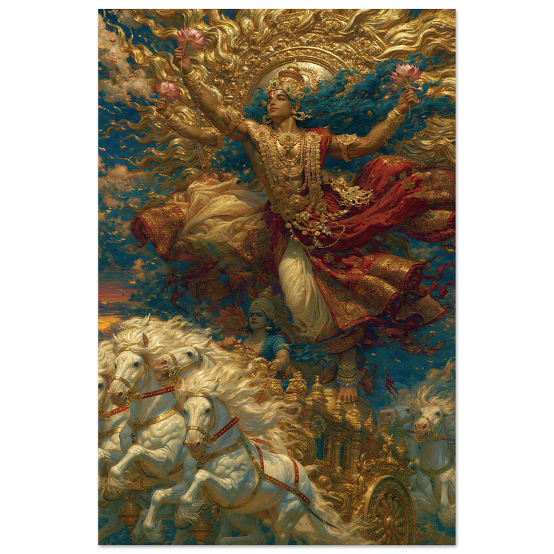 Surya — Lotuses Open at His Hand