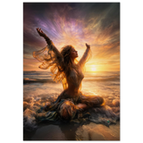 Lakshmi लक्ष्मी | Hands Open to the Dawn | Museum Poster