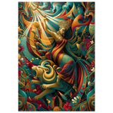 Durga दुर्गा | A Glimpse Through the Swirling Veil | Digital Print Download