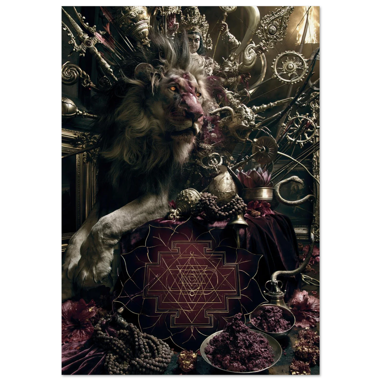 Durga — Witness of the Sri Yantra