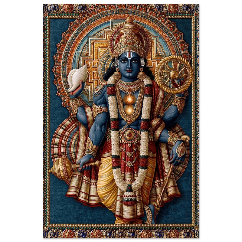 Vishnu — Conch and Discus