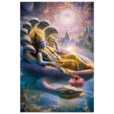 Vishnu विष्णु | The Cosmic Sleep | Aluminium Print
