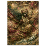 Kali काली | Her Sword Falls Like a Verdict | Museum Poster