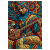 Saraswati सरस्वती | Woven in Wisdom | Digital Print Download