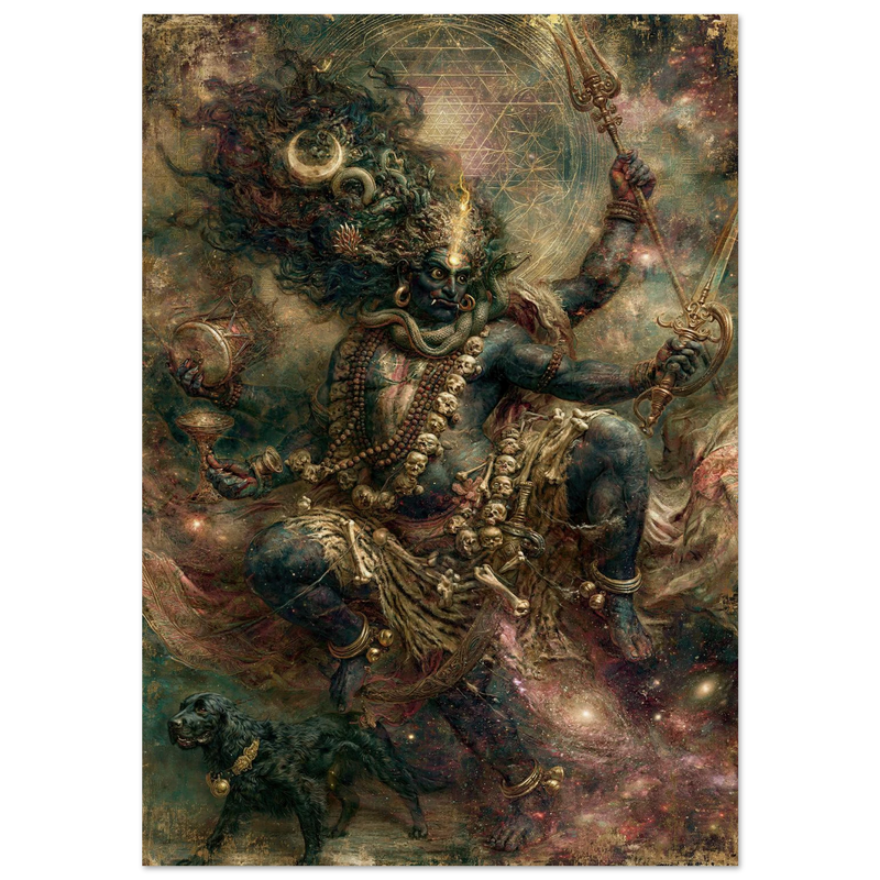 Shiva Nataraja — Bhairava — The Dance That Burns Illusion