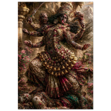 Kali काली | She Steps on Shiva and the Dance Ends | Museum Poster