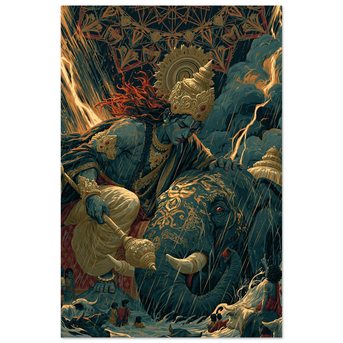 Indra — The King and Airavata