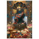 Nataraja नटराज | The Lingam — Formless Lord at Rest | Aluminium Print