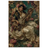 Saraswati सरस्वती | The Goddess of the Living Word | Aluminium Print