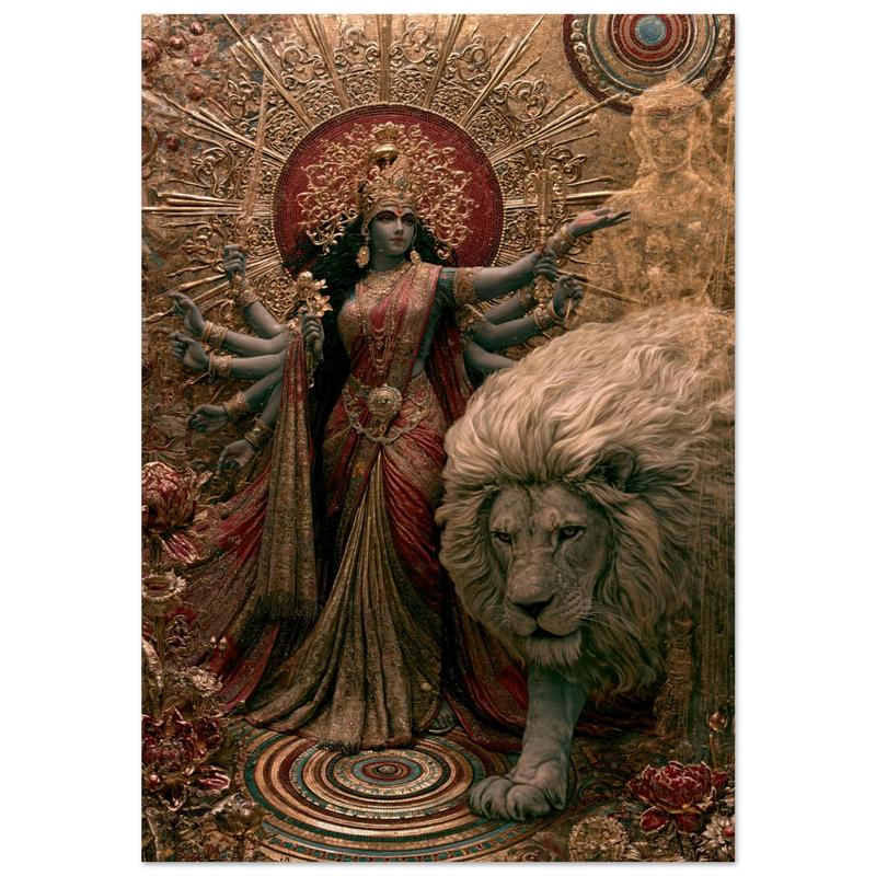 Durga — At Rest in the Rose Garden