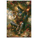 Shiva शिव | The Drum Against Forgetting | Aluminium Print