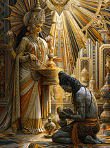 Durga दुर्गा | The Devotee at the Threshold | Digital Print Download
