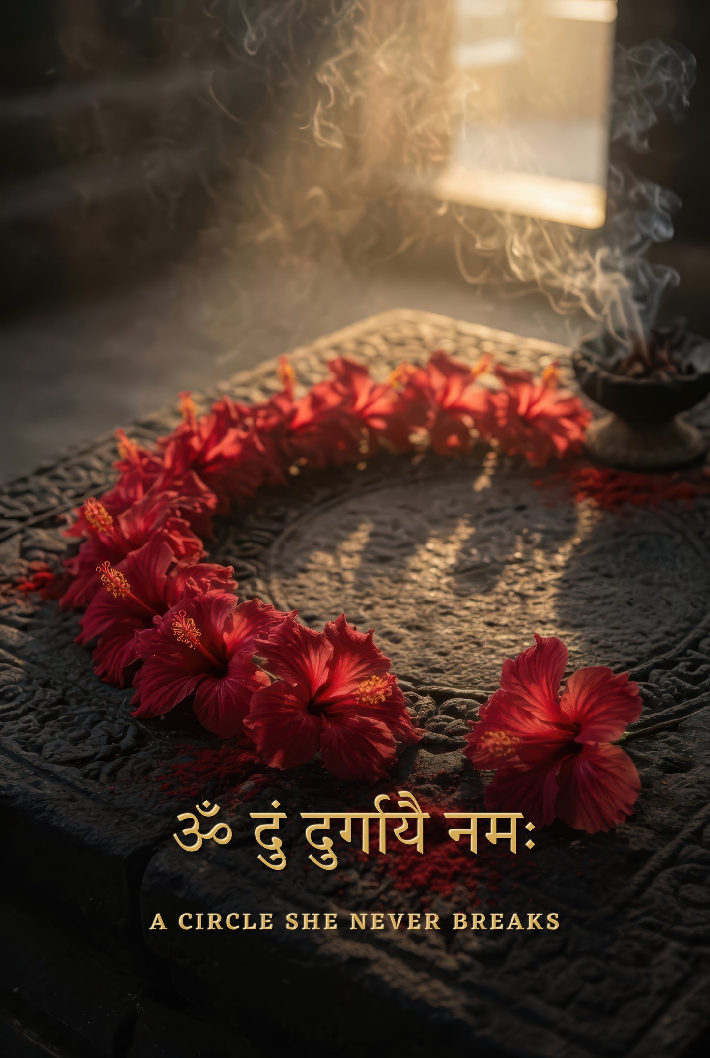 Durga দুর্গা | A Circle Never Broken - DuppyArt devotional digital print