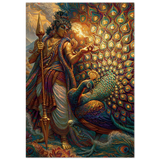 Kartikeya कार्तिकेय | Paravani, the Peacock Tamed | Museum Poster