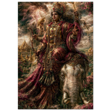 Indra इन्द्र | King on the White Elephant | Museum Poster