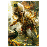Kartikeya कार्तिकेय | The Race Around the World | Aluminium Print