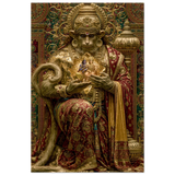 Hanuman हनुमान | Rama in His Hands | Aluminium Print