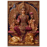 Parvati पार्वती | Queen of the South with Her Children | Museum Poster