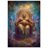 Kubera कुबेर | The Treasure King's Celestial Throne | Museum Poster