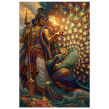 Kartikeya कार्तिकेय | Paravani, the Peacock Tamed | Aluminium Print