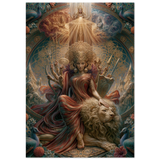Durga दुर्गा | The Goddess Revealed at the Shrine | Museum Poster