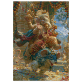 Ganesha गणेश | Riding the Mouse | Museum Poster