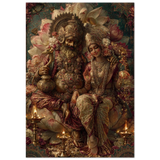 Kubera कुबेर | The Keeper and His Queen | Digital Print Download