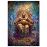 Kubera कुबेर | The Treasure King's Celestial Throne | Digital Print Download