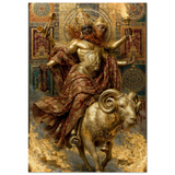 Agni अग्नि | Rider of the Sacred Ram | Museum Poster