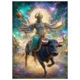 Yama यम | God of Death and Justice — The Fairest Judge | Aluminium Print