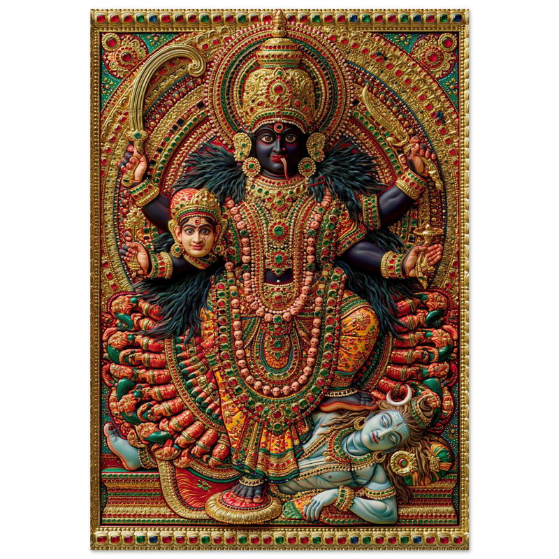 Kali — The Tanjore Throne of the Dark Mother