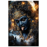 Kali काली | She is Looking In Not Out | Aluminium Print
