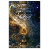 Brahma ब्रह्मा | Rising from the Cosmic Waters | Aluminium Print
