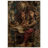 Ganesha गणेश | The Scribe of the Mahabharata | Museum Poster