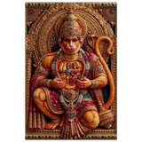 Hanuman हनुमान | Rama in His Heart | Aluminium Print