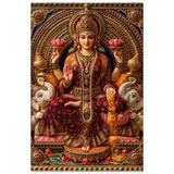 Lakshmi लक्ष्मी | Goddess of Sacred Wealth | Aluminium Print