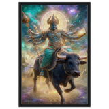 Yama यम | God of Death and Justice — The Fairest Judge | Framed Canvas