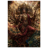 Kartikeya कार्तिकेय | The Six-Faced General | Museum Poster