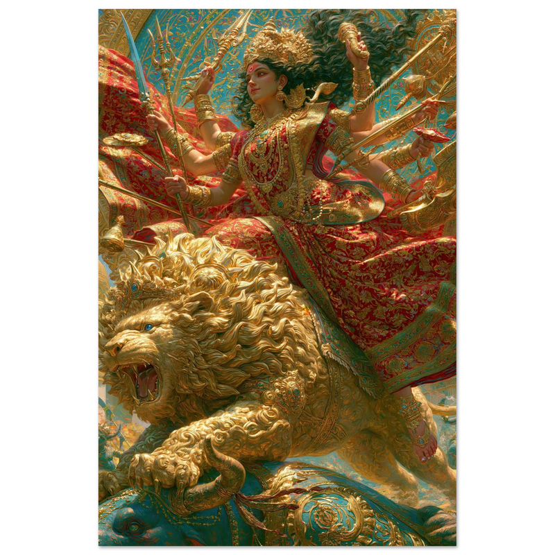 Durga — Riding Out to Battle