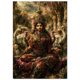 Lakshmi लक्ष्मी | Bathed by the Elephants | Museum Poster