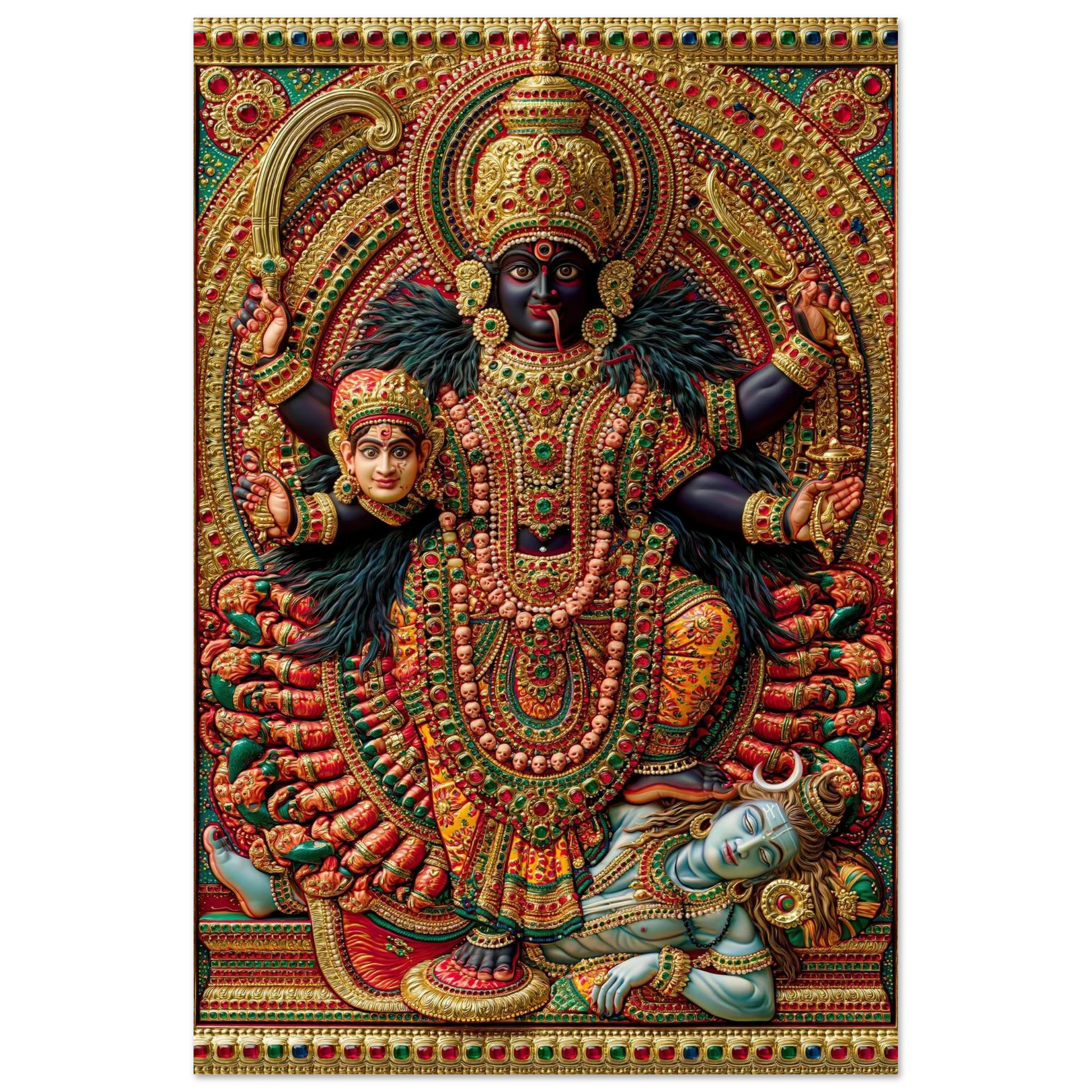 Kali — The Tanjore Throne of the Dark Mother