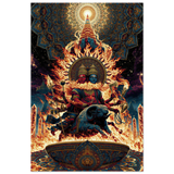 Agni अग्नि | The Fire That Climbs to Heaven | Aluminium Print
